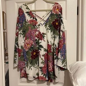 Show me your mumu mini dress, Joni flow dress in dutchess darling print